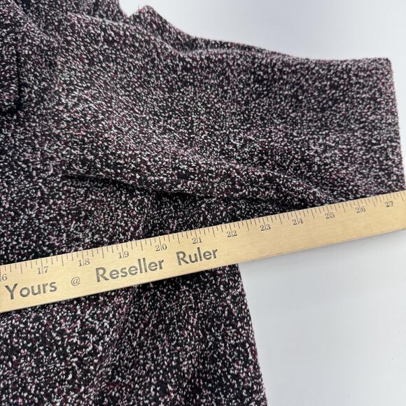 Black Tape Blazer Womens Small Black White Open Front Textured Knit‎ Jacket Coat - Picture 7 of 7